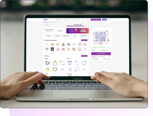 ME-QR: ڈیزائن میں وسیع آزادی