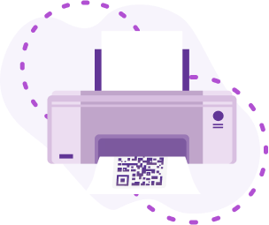 Trykt QR-kode