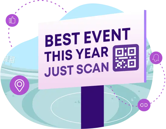 경기장의 QR