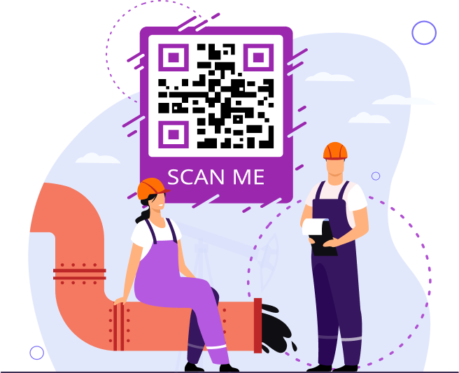 तेल व्यवसाय QR