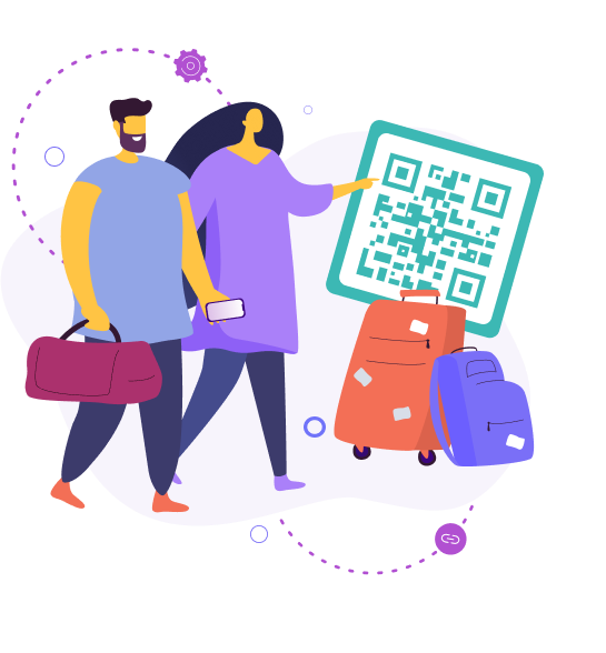 수하물 QR 코드