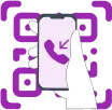 QR-codegenerator voor telefoonnummer